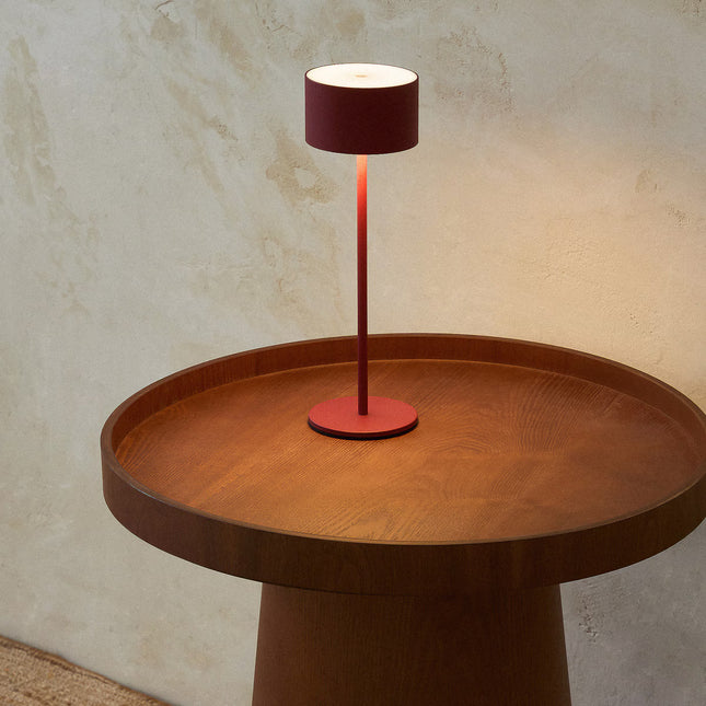 Candeeiro de Mesa Exterior Portátil Ana - Vermelho