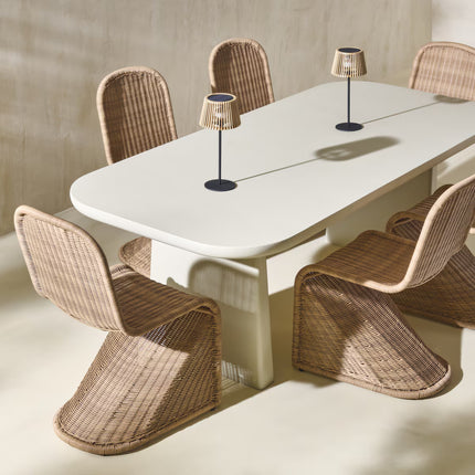 Candeeiro de Mesa Portátil de Exterior Solar e com Bateria Recarregável Okinawa