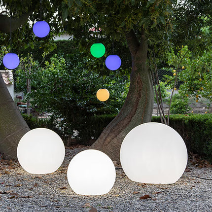 Candeeiro de exterior flutuante em água e com carga solar Buly 40 Floating New Garden