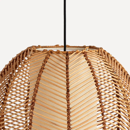 Candeeiro de tecto de vime grande Leek