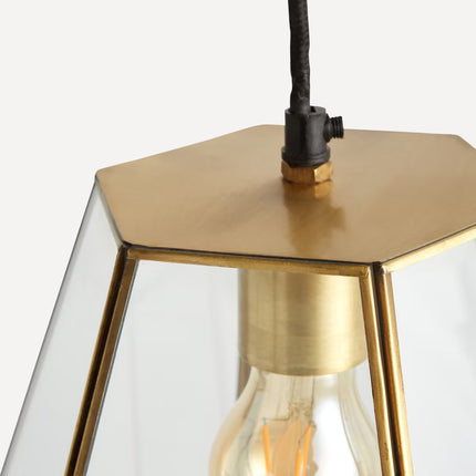 Candeeiro de tecto hexagonal Bera