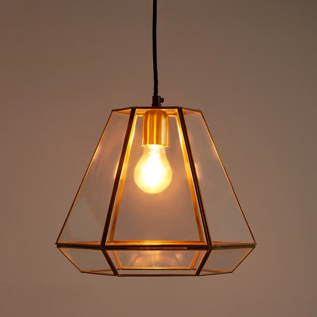 Candeeiro de tecto hexagonal Bera