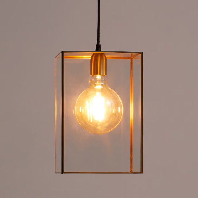 Candeeiro de tecto rectangular Bera
