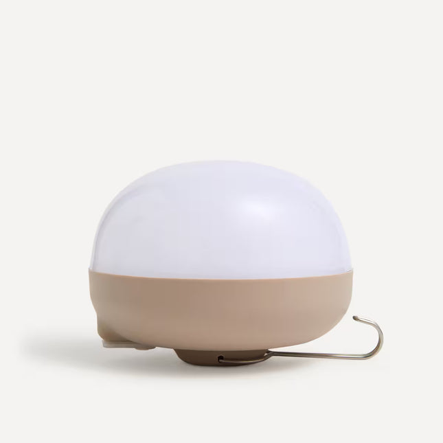 Lâmpada LED de Exterior Recarregável OVNI - Bege