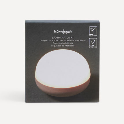 Lâmpada LED de Exterior Recarregável OVNI - Bege