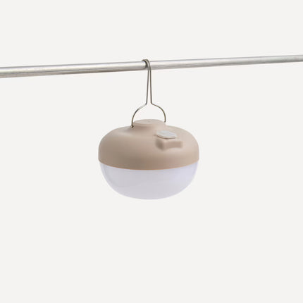Lâmpada LED de Exterior Recarregável OVNI - Bege