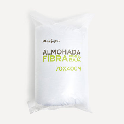 Almofada baixa de fibra Basic O Nosso Melhor Preço - El Corte Inglés