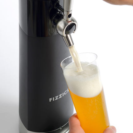 Dispensador portátil de cerveja preto