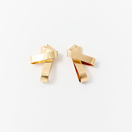 Brincos de Fita Origami