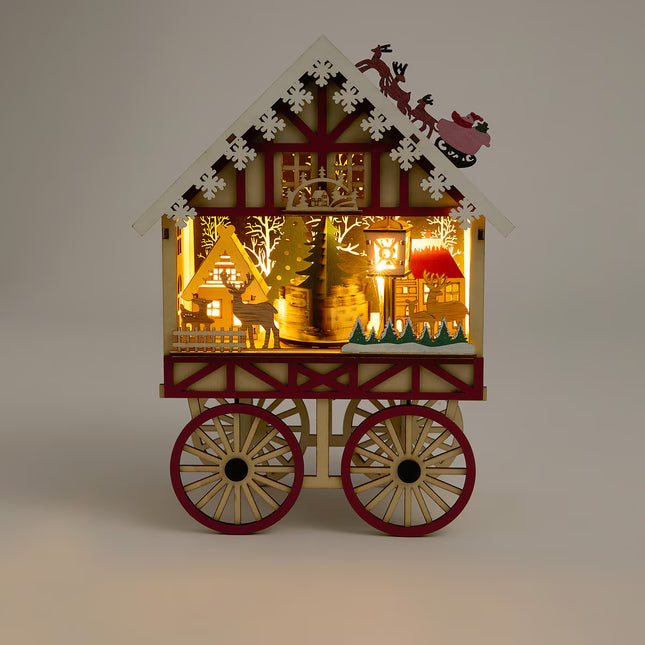 Figura Carrinho com Luz LED e Música