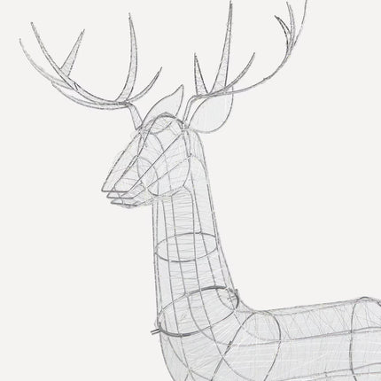 Rena de Pé com 510 Luzes LED para Exterior