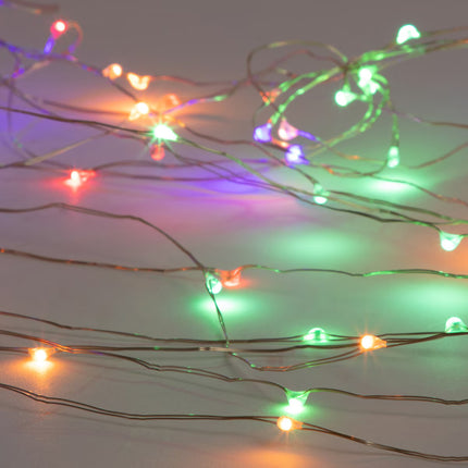 Grinalda Cabo de Cobre com 100 Luzes LED para Exterior