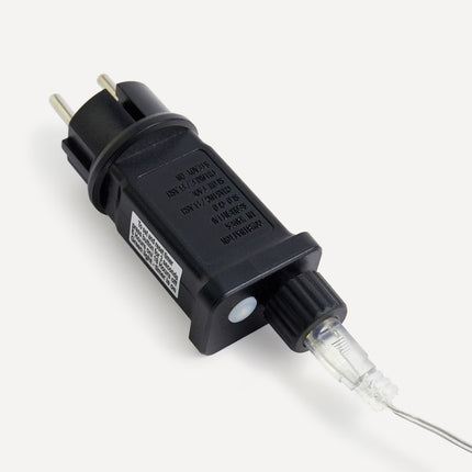 Grinalda de Cabo Transparente com Luzes LED para Exterior Natal