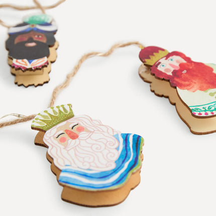 Grinalda Decorativa Reis Magos com 27 Luzes LED