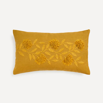 Almofada Decorativa Retangular Bordada Yves
