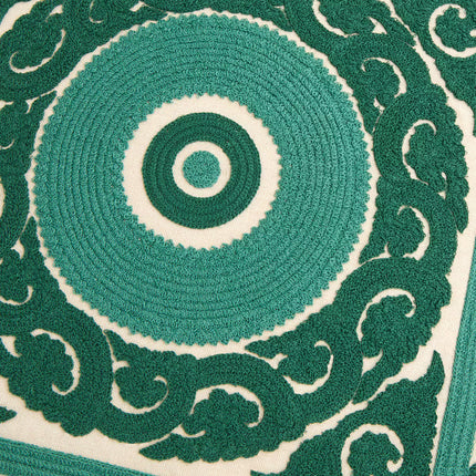 Almofada Decorativa com Bordado Trapani - Verde