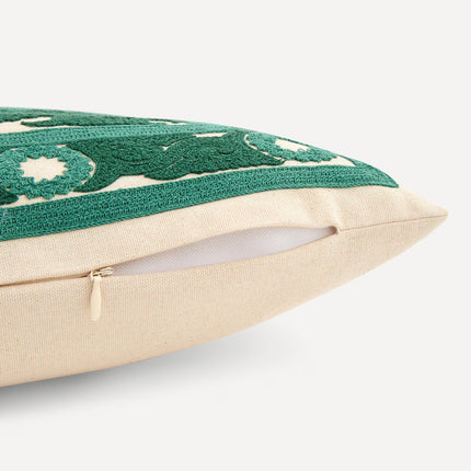 Almofada Decorativa com Bordado Trapani - Verde