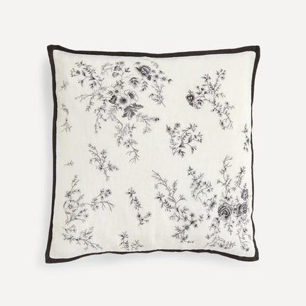 Almofada Decorativa Bordada Rose