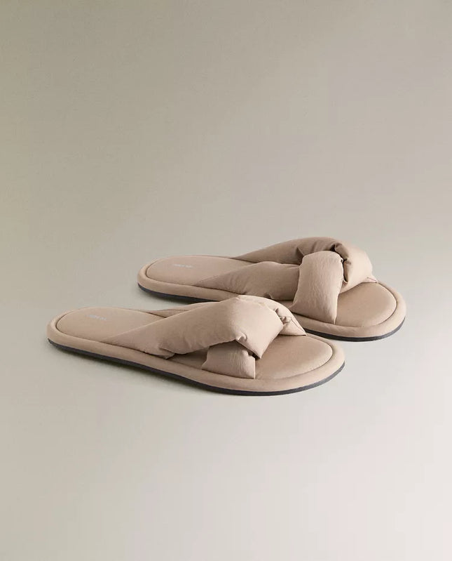 CHINELO TIPO MULES COM NÓ
