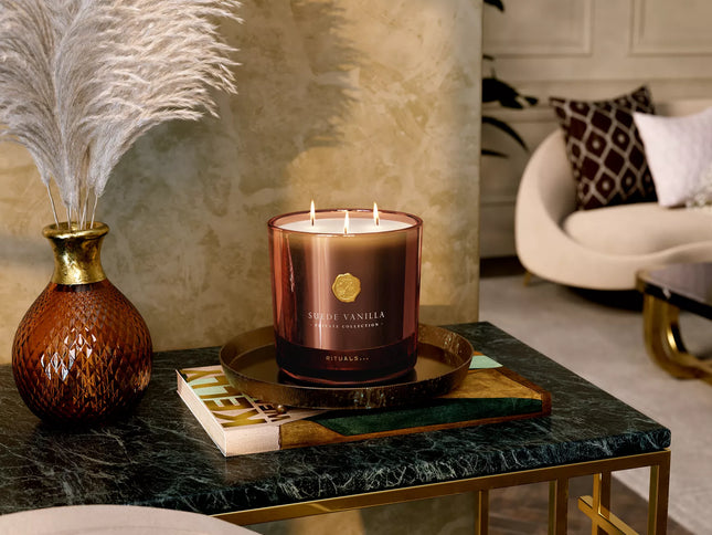 Private Collection  XL Suede Vanilla Scented Candle