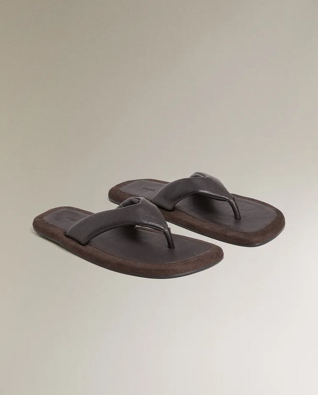 CHINELO RASO PELE CONFORTÁVEL