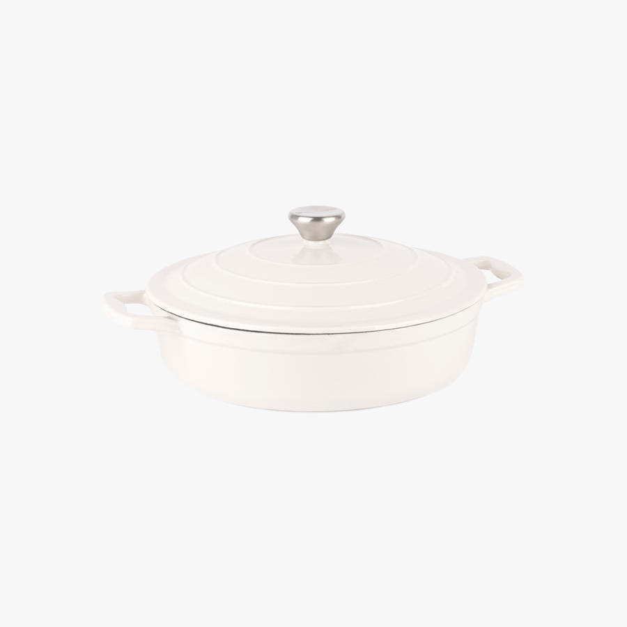 Caçarola ferro fundido Branca D28 cm | 3,4L CHEF