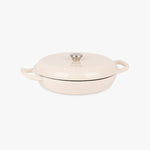 Caçarola paella ferro fundido branca D30cm CHEF