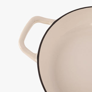 Caçarola paella ferro fundido branca D30cm CHEF