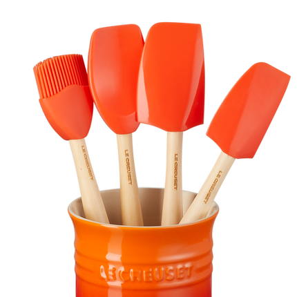 Set Pote utensílios e espátulas Craft em cerâmica de grés