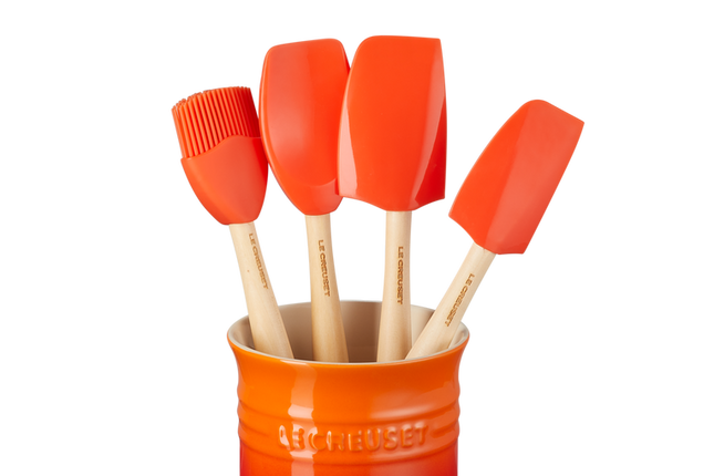 Set Pote utensílios e espátulas Craft em cerâmica de grés