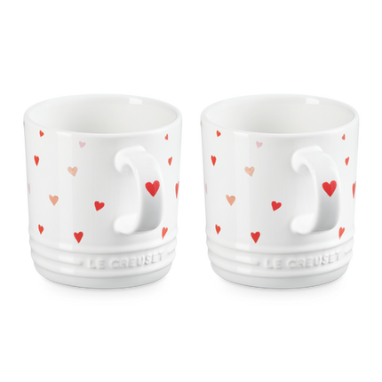 Set de 2 Canecas Hearts de Cerâmica de Grés