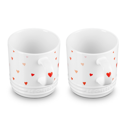 Set de 2 Canecas Hearts de Cerâmica de Grés