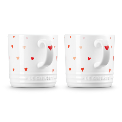 Set de 2 Canecas Hearts de Cerâmica de Grés