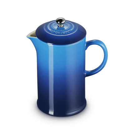 Cafeteira de prensa em cerâmica de grés