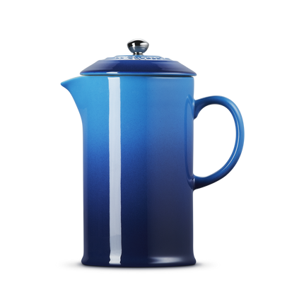 Cafeteira de prensa em cerâmica de grés