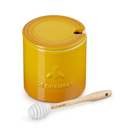 Pote para mel Signature de cerâmica com colher
