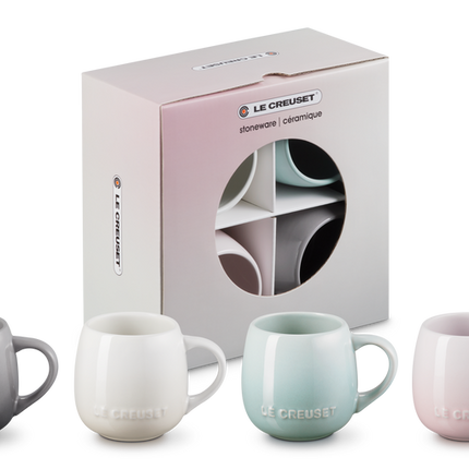 Set de 4 Canecas Coupe de Cerâmica de Grés