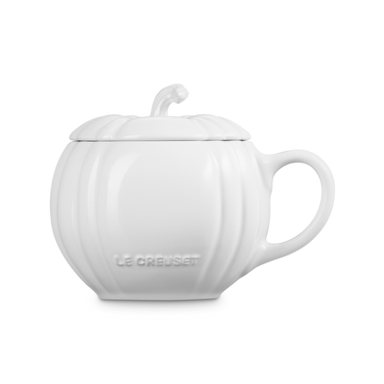 Caneca com design de abóbora em cerâmica