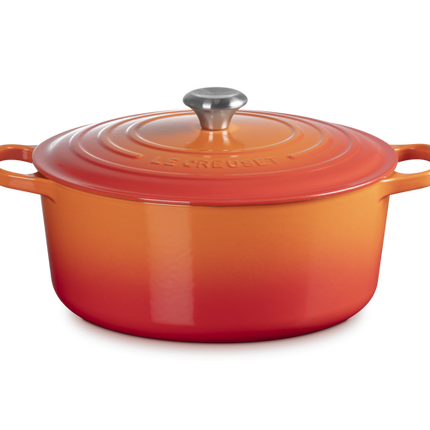 Cocotte redonda de ferro fundido