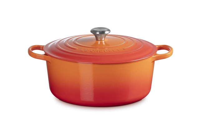 Cocotte redonda de ferro fundido