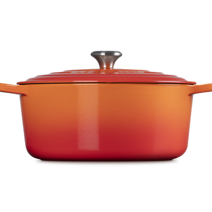 Cocotte redonda de ferro fundido