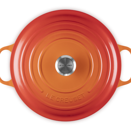 Cocotte redonda de ferro fundido