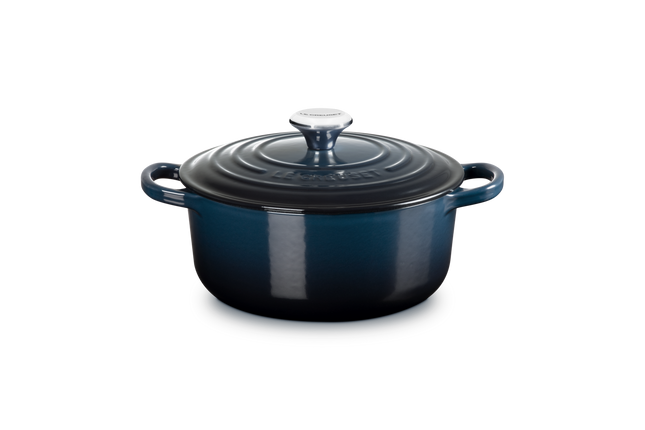 Cocotte redonda de ferro fundido