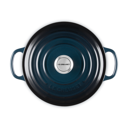 Cocotte redonda de ferro fundido