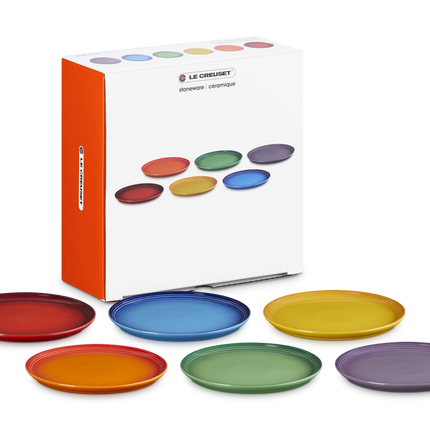 Set de 6 pratos de acompanhamento Coupe em cerâmica