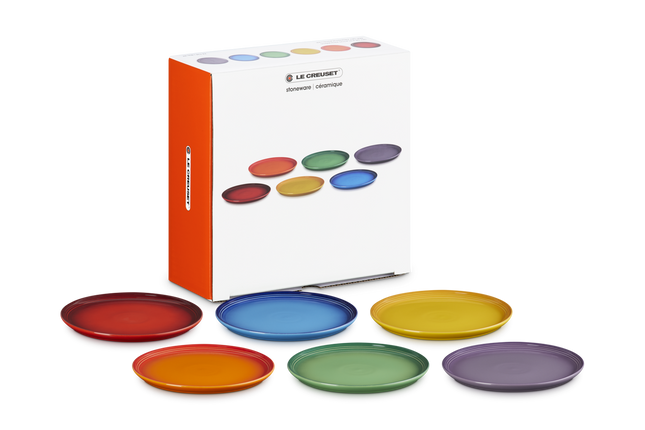 Set de 6 pratos de acompanhamento Coupe em cerâmica