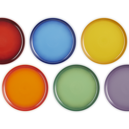 Set de 6 pratos de acompanhamento Coupe em cerâmica