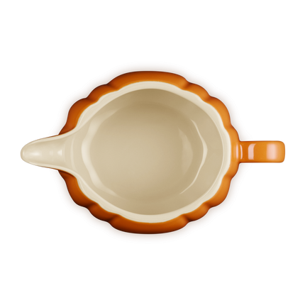 Jarra para molho com design de abóbora em cerâmica