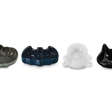 Set de 4 mini pratos Halloween em cerâmica