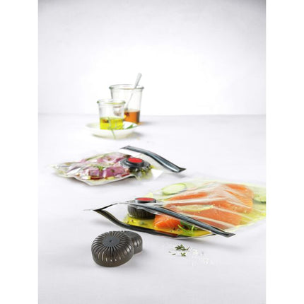 Conjunto inicial a vácuo, sortido / Vidro, tamanho L/Recipiente, tamanho M, 7-pçs, Branco